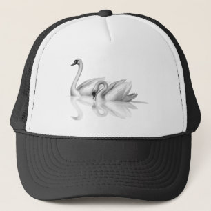Tracker Hat with Swans