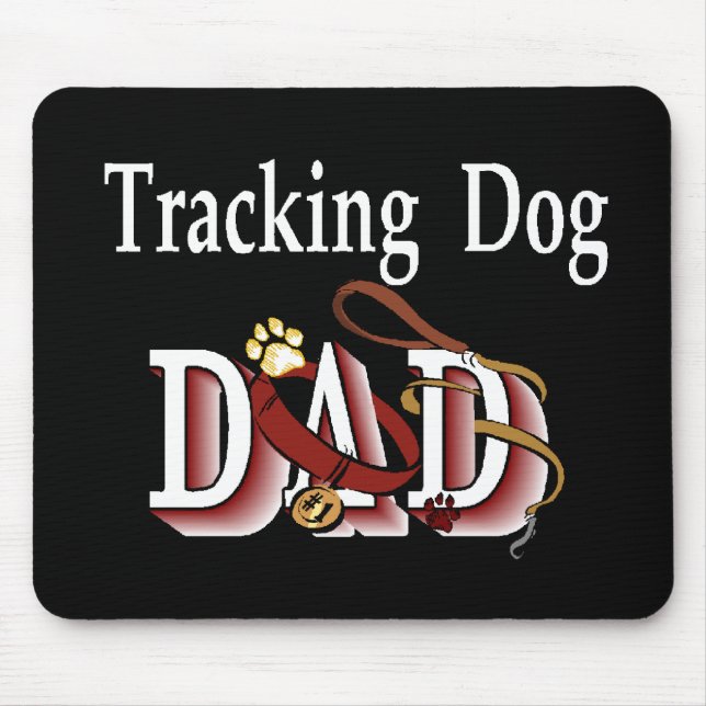 Tracking Dog Dad Gifts Mouse Pad (Front)
