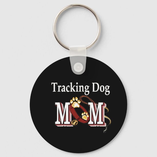 Tracking Dog Mum Gifts Key Ring (Front)