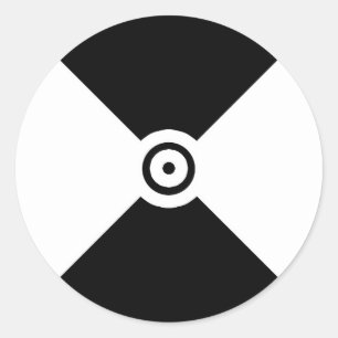 Tracking Marker Type 1 Classic Round Sticker