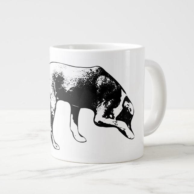Tracking Mode – Nose to Ground Large Coffee Mug (Front Right)