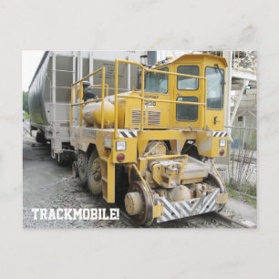 Trackmobile Railcar Mover Locomotive Postcard