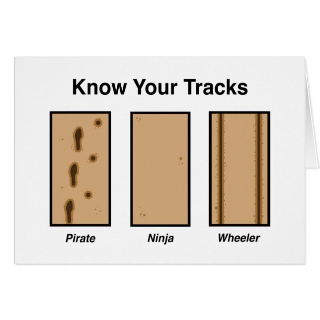 Tracks Cards (Front Horizontal)