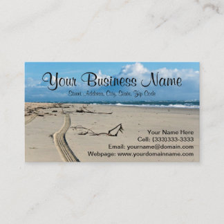 Tracks on the Beach Business Cards