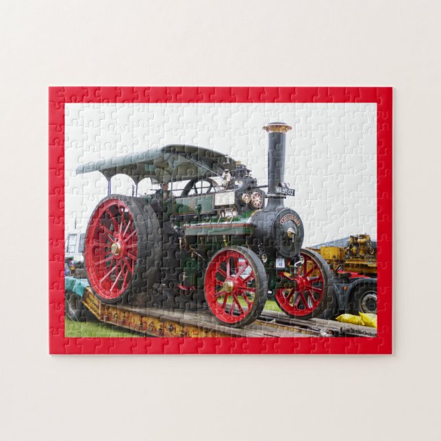 Traction engine jigsaw puzzle (Horizontal)