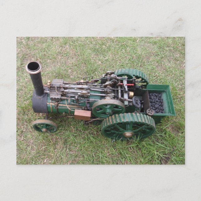 Traction Engine Model Postcard (Front)