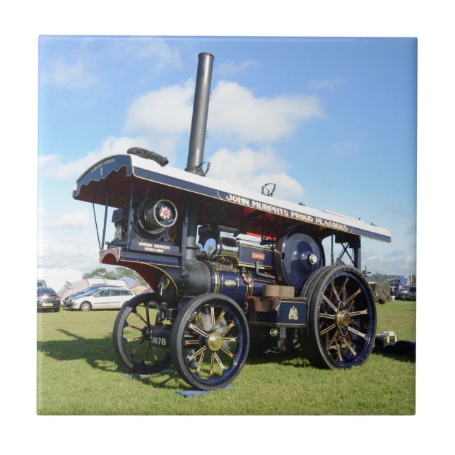 Traction Engine Renown Tile (Front)