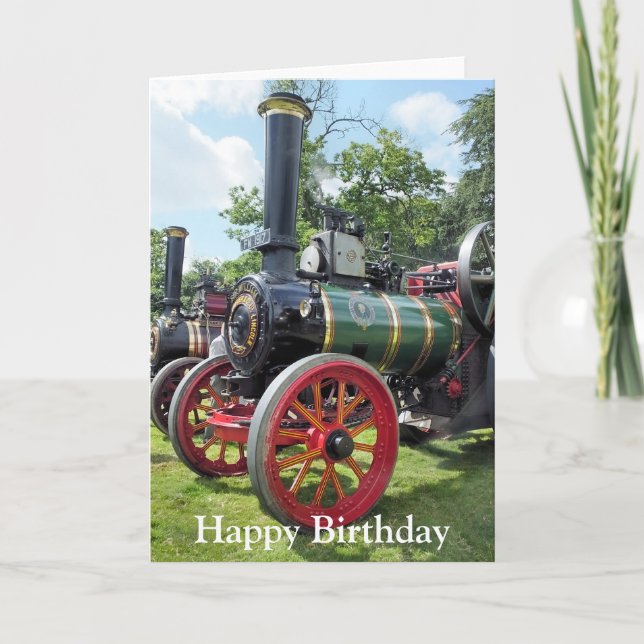 TRACTION ENGINES CARD (Front)