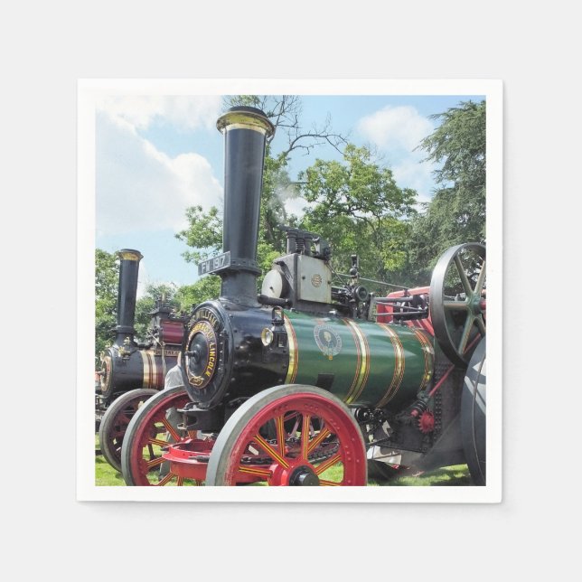 TRACTION ENGINES NAPKIN (Front)