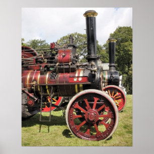 TRACTION ENGINES POSTER