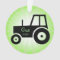 Tractor Acrylic Ornament
