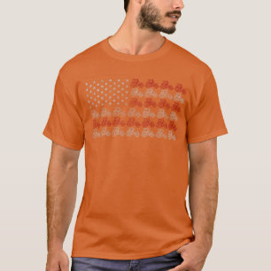 Tractor American Flag Farmer Vintage Farming frien T-Shirt