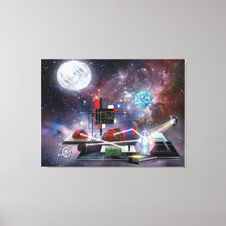Tractor beam canvas print