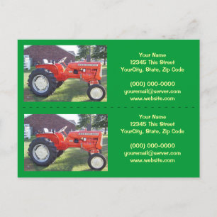 Tractor Bookmarker / Business Cards - Customise!