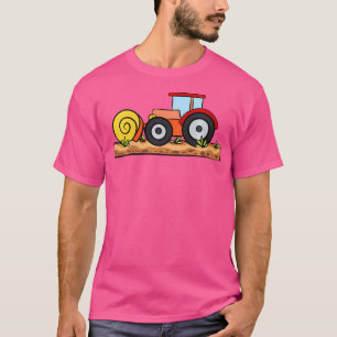 Tractor Boys Farm Farming Slurry Combine Harvester T-Shirt