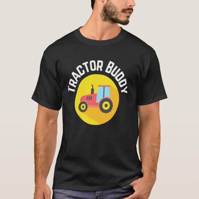 Tractor Buddy Farm Kids T-Shirt (Front)
