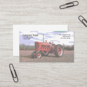 Tractor Business Card
