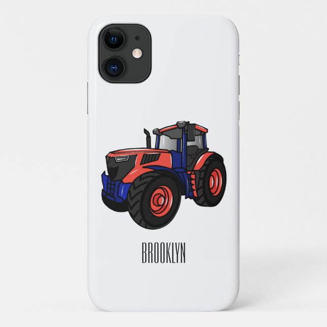 Tractor cartoon illustration  Case-Mate iPhone case (Back)