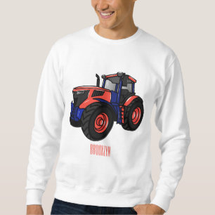 Tractor cartoon illustration  sweatshirt