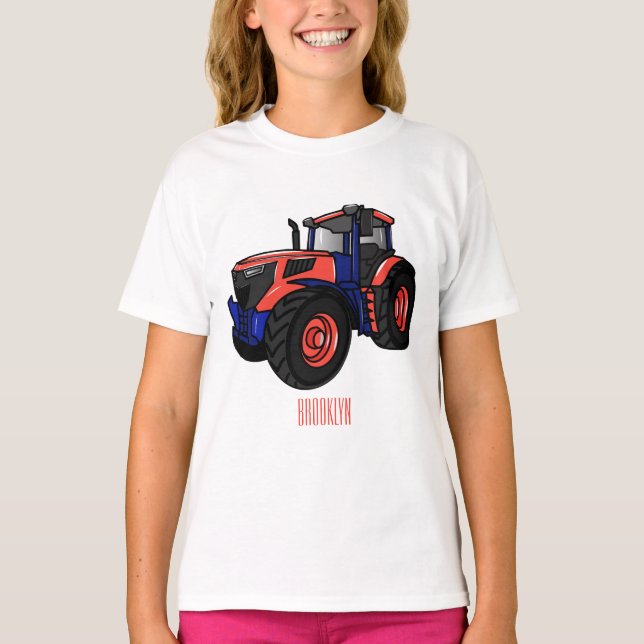 Tractor cartoon illustration  T-Shirt (Front)