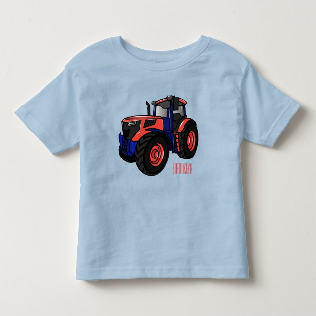 Tractor cartoon illustration  toddler T-Shirt (Front)
