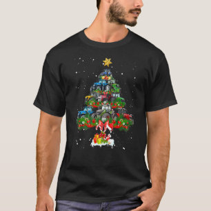 Tractor Christmas Tree Tractor   Xmas Ornament Déc T-Shirt