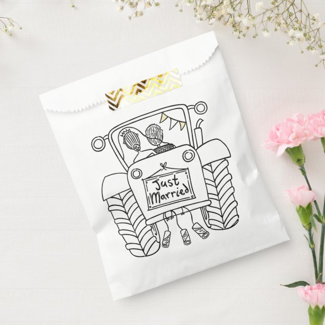 Tractor Country Wedding Favor Bag (Sealed)