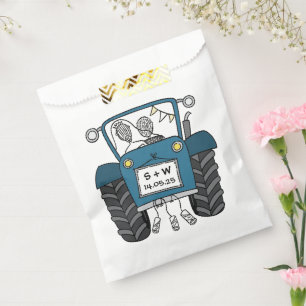 Tractor Country Wedding Favour Bag
