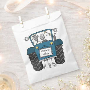 Tractor Country Wedding Favour Bag
