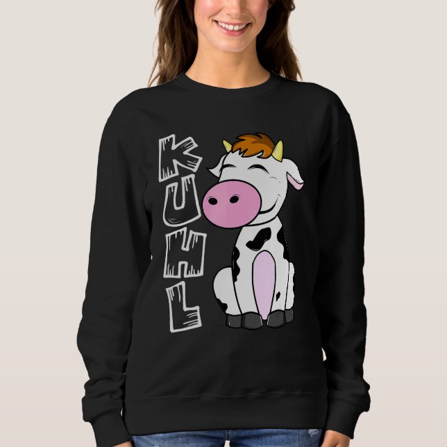 Tractor Farmer  Motif With Saying Bauer Agrarstarz Sweatshirt (Front)
