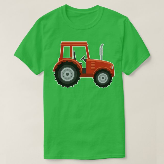 Tractor Farmer T-Shirt (Design Front)