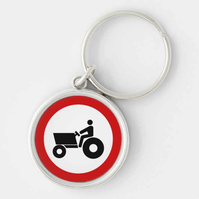 Tractor Farming Sign Key Ring (Front)