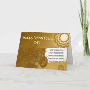 Tractor Father's Day Card: Add your photo Card