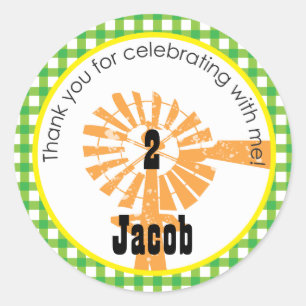 Tractor     Favour Sticker