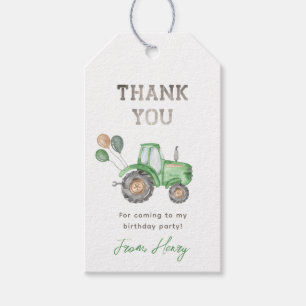 Tractor Favour Tags Tractor Party Favour Tag
