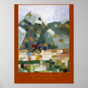 Tractor Fields of Stevensville,... Poster