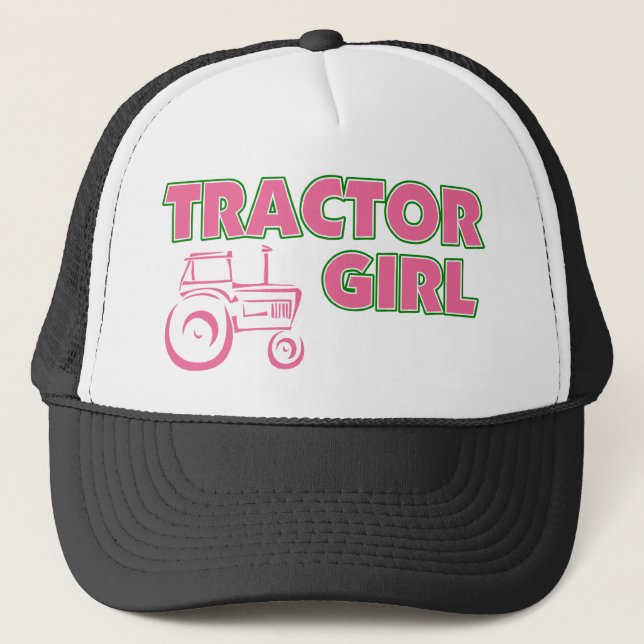 Tractor Girl Trucker Hat (Front)
