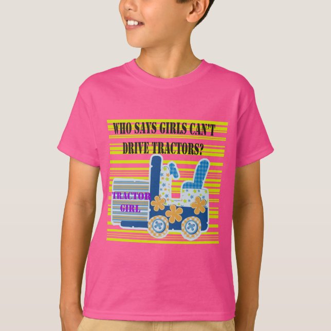 Tractor Girl Tshirts and Gifts (Front)