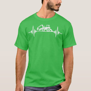 Tractor Heartbeat Farmer T-Shirt