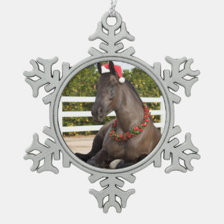 Tractor Horse Ornament