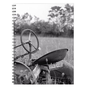 Tractor in Long Grass Notebook