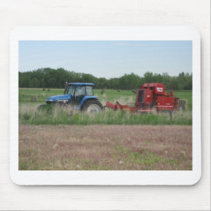 Tractor in the Field Mouse Pad