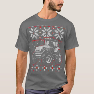 Tractor Lover Ugly Christmas Sweater, Farmer Farmi T-Shirt