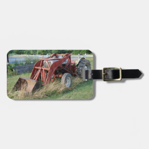 tractor luggage tag