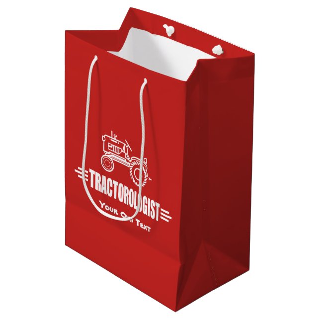 Tractor Medium Gift Bag (Front Angled)