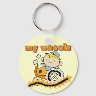 Tractor My Wheels Tshirts and Gifts Key Ring