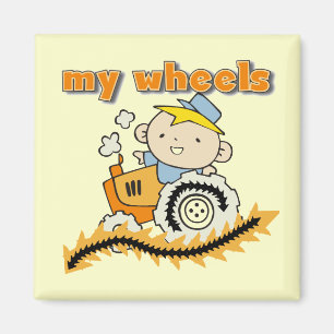Tractor My Wheels Tshirts and Gifts Magnet