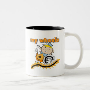 Tractor My Wheels Tshirts and Gifts Two-Tone Coffee Mug