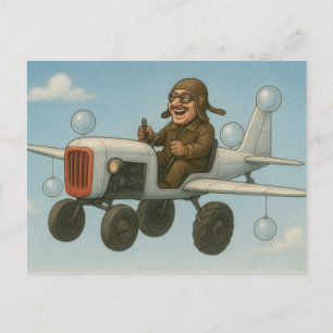Tractor Pilot Postcard