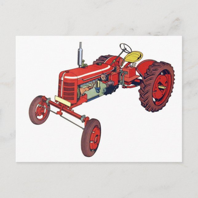 tractor postcard (Front)